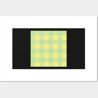 Orchard Plaid - Green and Yellow Posters and Art